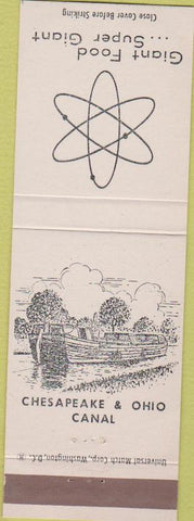 Matchbook Cover - Giant Food Supermarket Atomic Emblem