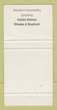 Matchbook Cover - Beef n Brew Restaurant High River AB BLUE WEAR 30 Strike