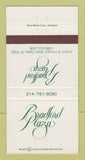 Matchbook Cover - Bradford Plaza Dallas TX 30 Strike