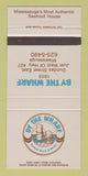 Matchbook Cover - By the Wharf Restaurant Mississauga ON 30 Strike