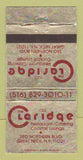 Matchbook Cover - The Claridge Restaurant Great Neck NY 30 Strike