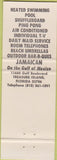 Matchbook Cover - Jamaican Motel Treasure Island FL