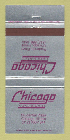 Matchbook Cover - Chicago Bar Grill Chicago IL 30 Strike