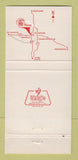 Matchbook Cover - Beef House Covington IN 30 Strike
