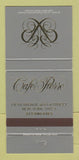 Matchbook Cover - Cafe Pierre New York City 30 Strike