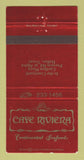 Matchbook Cover - Cafe Riviera Dallas TX 30 Strike