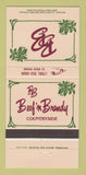 Matchbook Cover - Beef n Brandy Restaurant Countryside IL 30 Strike