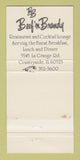 Matchbook Cover - Beef n Brandy Restaurant Countryside IL 30 Strike