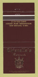 Matchbook Cover - Chiarella's Ristorante Wildwood NJ 30 Strike