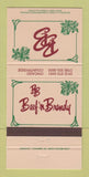 Matchbook Cover - Beef n Brady Restaurant Countryside IL Chicago 30 Strike