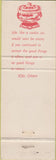 Matchbook Cover - House of Chan Restaurant New York City NY