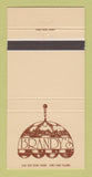 Matchbook Cover - Brandy's Restaurant 30 Strike