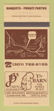 Matchbook Cover - The Bar Restaurant Cumberland MD 30 Strike