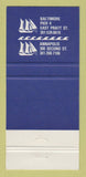 Matchbook Cover - The Chart House Baltimore Annapolis MD 30 Strike
