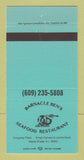Matchbook Cover - Barnacle Ben's Seafood Restaurant Maple Shade NJ 30 Strike
