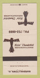 Matchbook Cover - Bizios' Thunderbird Marshalltown IA 30 Strike