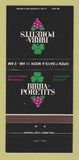 Matchbook Cover - Birra Poretti's Restaurant Italian Costa Mesa CA 30 Strike