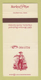 Matchbook Cover - Barley & Rye Restaurant Charlotte NC 30 Strike