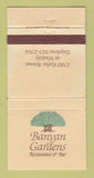 Matchbook Cover - Banyan Gardens Restaurant Waikiki Hawaii WEAR 30 Strike