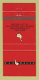 Matchbook Cover - Bar Gansa London UK England 30 Strike