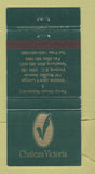 Matchbook Cover - Chateau Victoria BC Parrot House 30 Strike