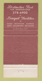 Matchbook Cover - The Chambertin Restaurant West Dearborn MI #2 30 Strike