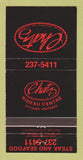 Matchbook Cover - Chatz Steak and Seafood Ottawa ON 30 Strike