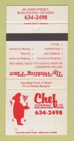 Matchbook Cover - Chef Catering Burlington ON 30 Strike