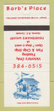 Matchbook Cover - Barb's Place Victoria BC 30 Strike