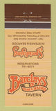 Matchbook Cover - Barclays Steak Seafood Tavern Scarborough ON 30 Strike