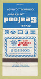 Matchbook Cover - Captain's Inn Cornwall ON WORN 30 Strike