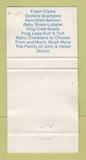 Matchbook Cover - Captain's Inn Cornwall ON WORN 30 Strike