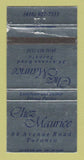 Matchbook Cover - Chez Maurice Restaurant Toronto ON WEAR 30 Strike