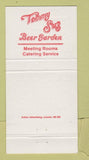 Matchbook Cover - Chances R Restaurant York NE 30 Strike