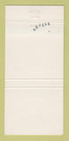 Matchbook Cover - The Captain's Table Treasure Cove Hilton Head SC 30 Strike
