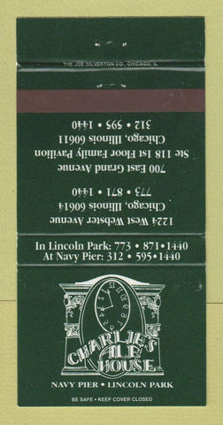 Matchbook Cover - Charlie's Ale House Chicago IL WEAR 30 Strike