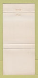 Matchbook Cover - Chef's Garden Restaurant Naples FL WEAR 30 Strike