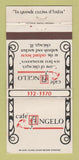Matchbook Cover - Cafe Angelo Italian Chicago IL 30 Strike