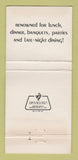 Matchbook Cover - Cafe Angelo Italian Chicago IL 30 Strike