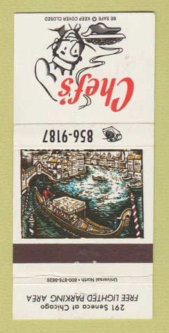 Matchbook Cover - Chef's Restaurant Buffalo NY 30 Strike