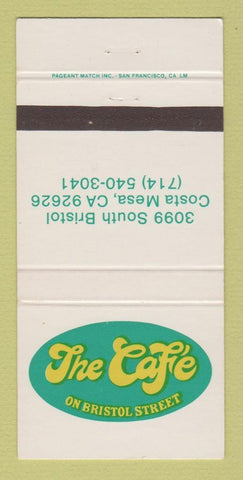 Matchbook Cover - The Cafe Costa Mesa CA 30 Strike
