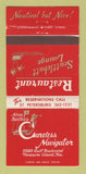 Matchbook Cover - Careless Navigator Treasure Island FL 30 Strike