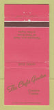 Matchbook Cover - The Chef's Garden Restaurant Naples FL 30 Strike