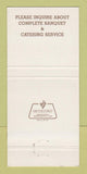 Matchbook Cover - Captain's Table Deerfield Beach FL 30 Strike