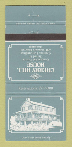 Matchbook Cover - Cherry Hill House Mississauga ON 30 Strike