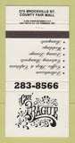 Matchbook Cover - Cafe Prague Smiths Falls ON 30 Strike
