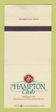 Matchbook Cover - Hampton Club St Simons? GA WEAR 30 Strike