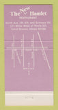 Matchbook Cover - Hamlet Restaurant Carol sTream IL WEAR 30 Strike