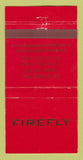 Matchbook Cover - Firefly Leeds UK WEAR 30 Strike