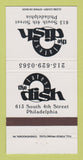 Matchbook Cover - Latest Dish Restaurant Philadelphia PA 30 Strike